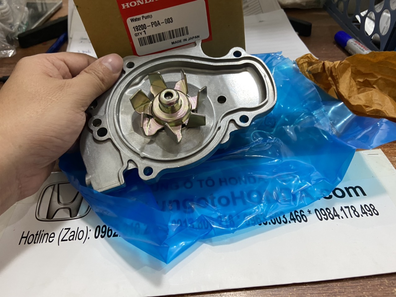 Bơm nước làm mát động cơ xe Honda ACCORD